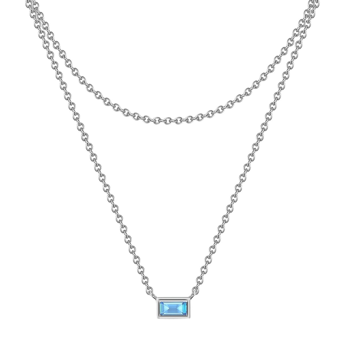 Silber/Blau