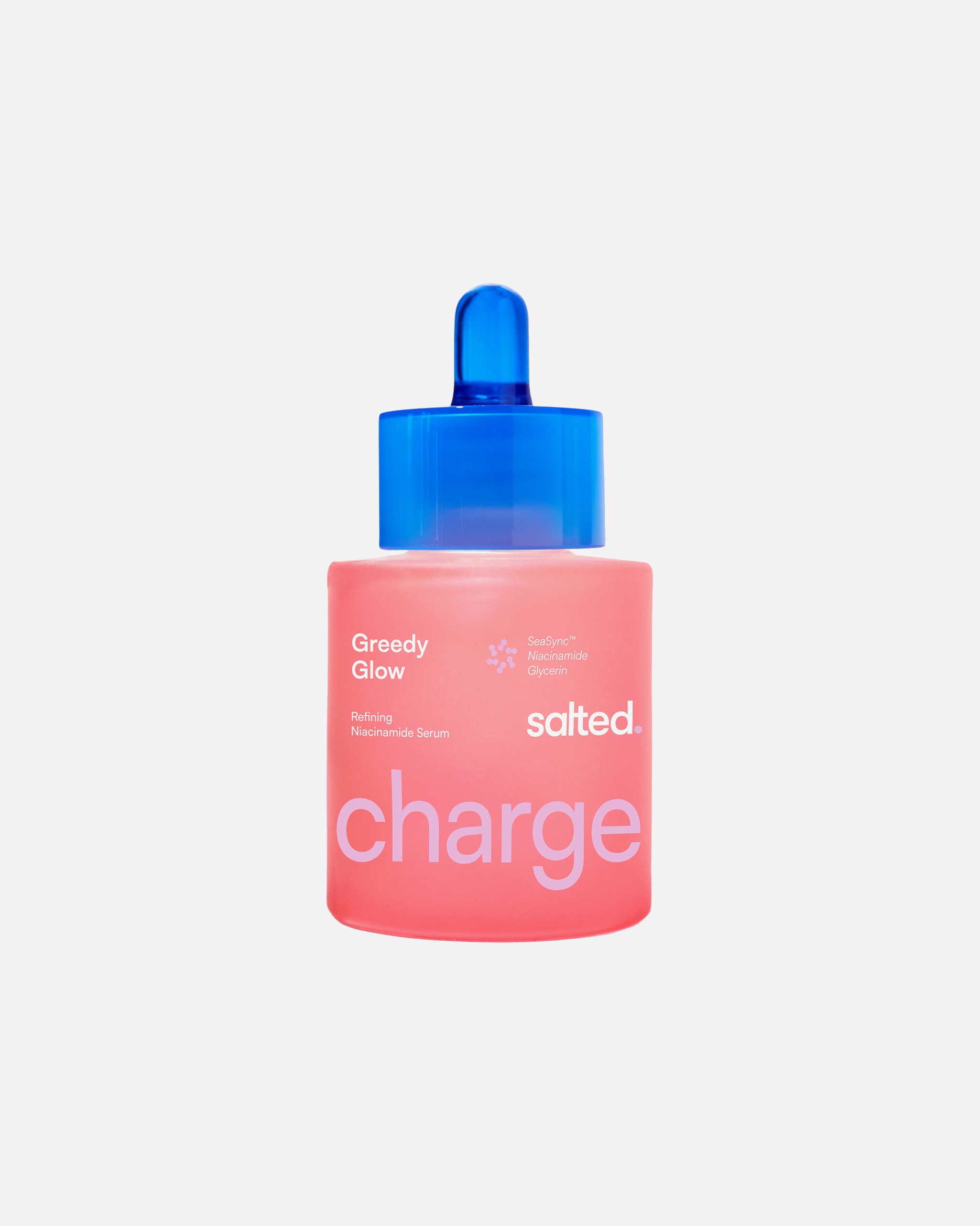 Glow Serum für Unisex Salted Verfeinerndes Niacinamid Serum Greedy Glow ohne Duft 30 ml