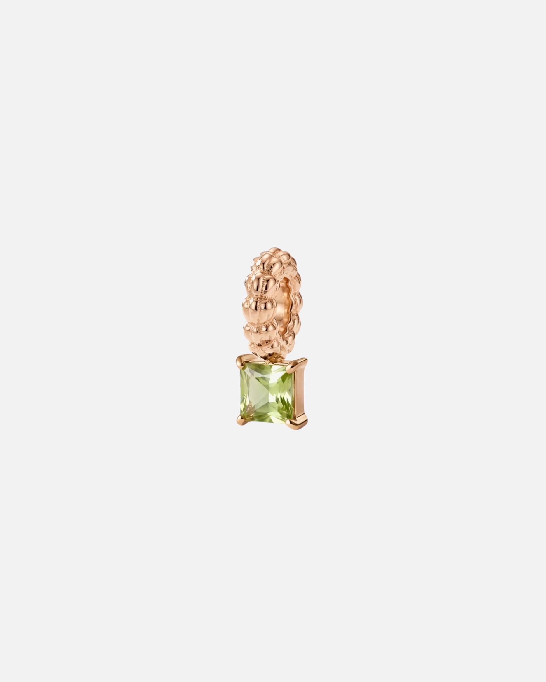 Schmuckanhänger für Unisex Purelei LEI Geburtsstein August Peridot Charm 100% Edelstahl Rosegold