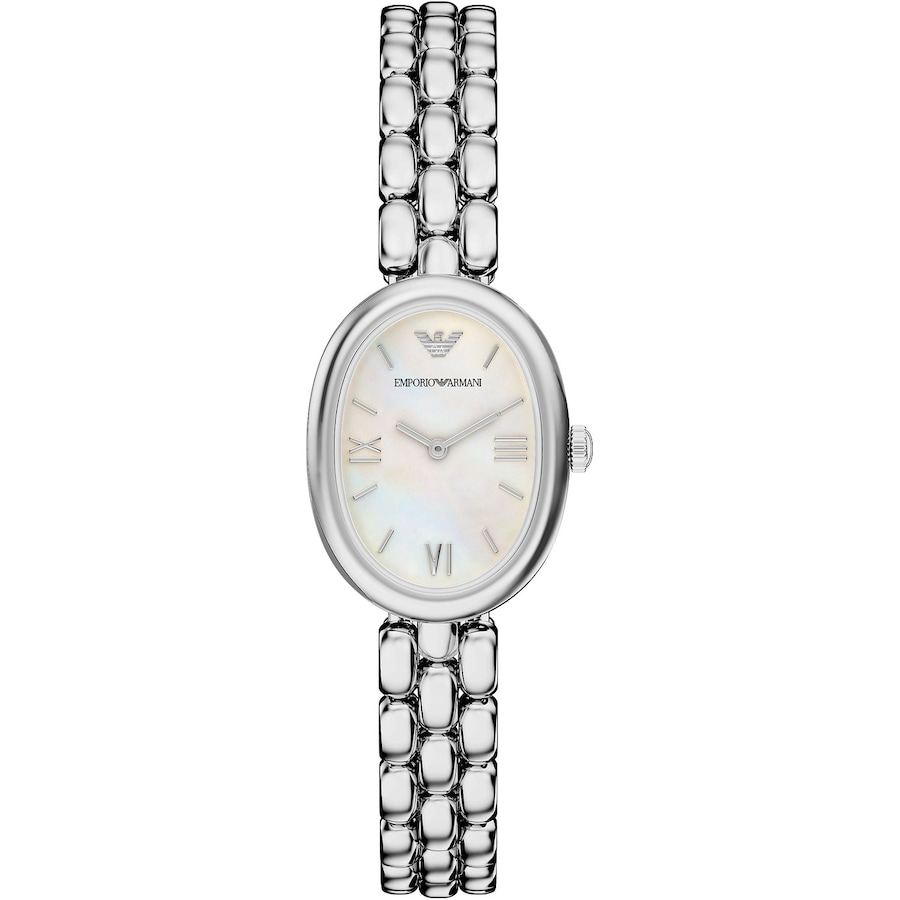 Emporio Armani Damenuhr Edelstahl silber Damen