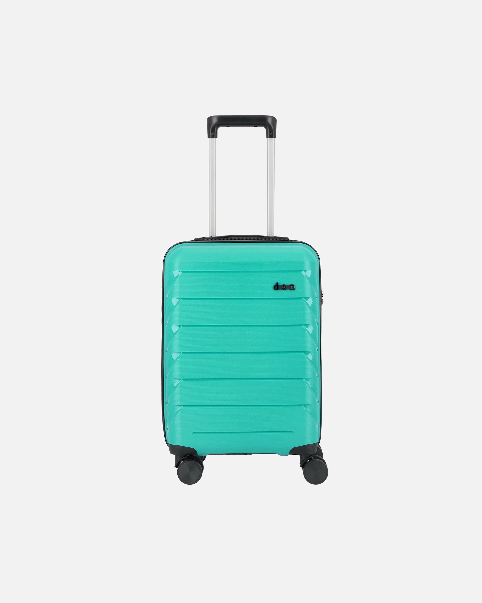Handgepäckkoffer für Männlich d & n Travel Line 4100 4 Rollen Kabinentrolley S 53 cm petrol