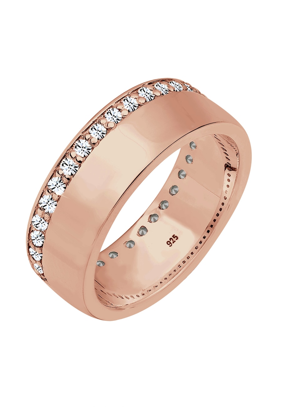 Elli Bandring Funkelnd 925 Silber, mit Kristallen von Swarovski 58 Damen