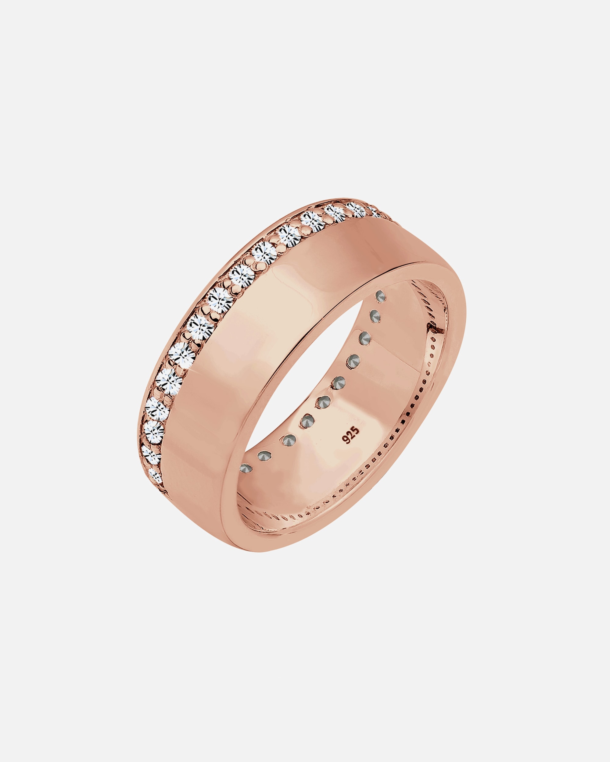 Ring für Weiblich Elli Bandring Funkelnd 925 Silber, mit Kristallen von Swarovski® 52