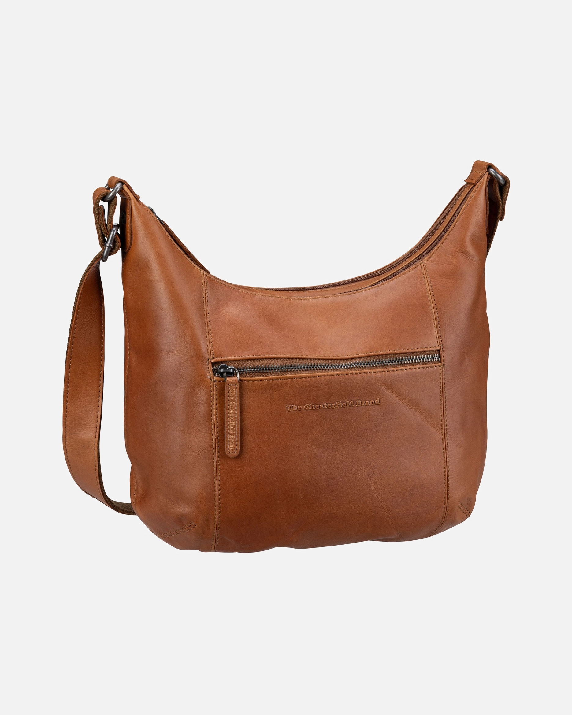 Umhängetasche für Weiblich The Chesterfield Brand Beuteltasche Arlette Cognac