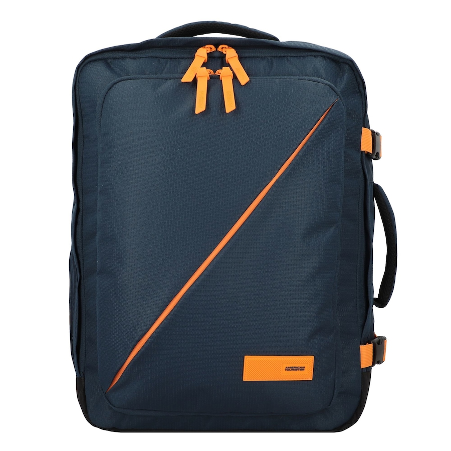 American Tourister Take2Cabin Reiserucksack 45 cm Laptopfach dark navy-radiant orange Schwarz Herren