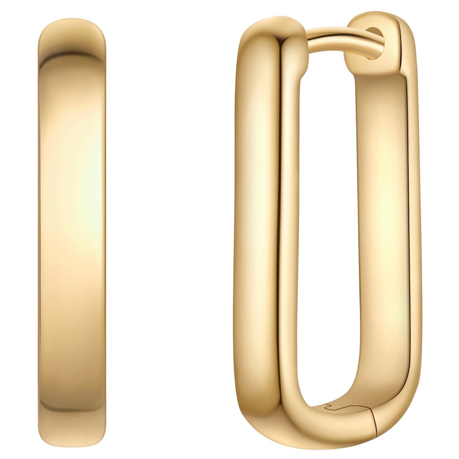 Glanzstücke München Creolen aus Sterling Silber in gelbgold 17,8 mm Damen