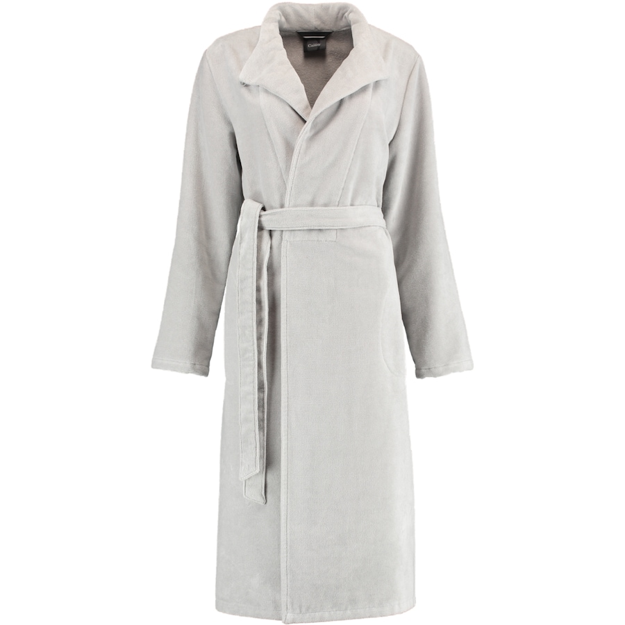 Cawö Bademäntel Damen Spatenkragen 3346 silber - 713 L