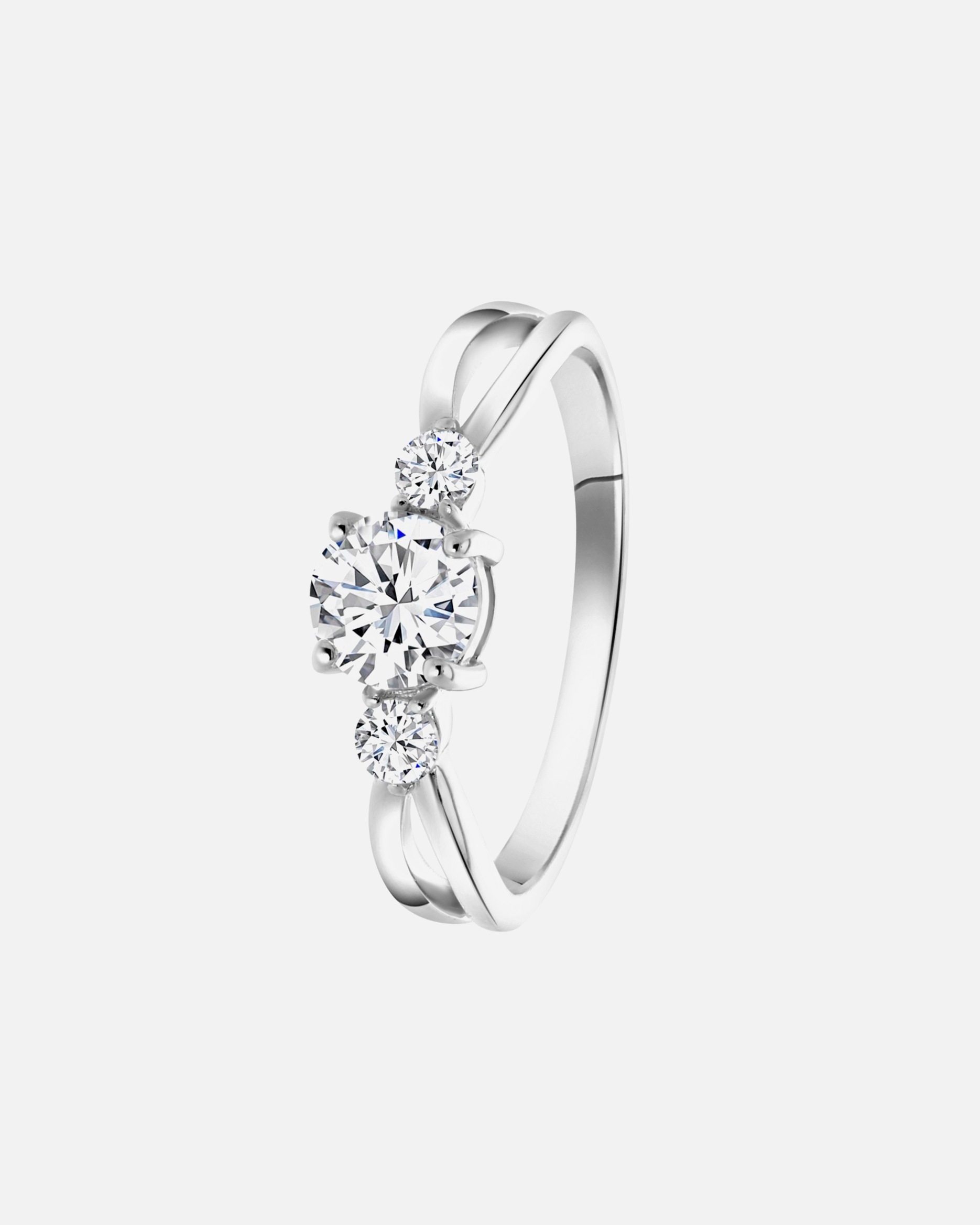 Ring für Weiblich Lucardi Ringe 925 Silber - silbern 55mm
