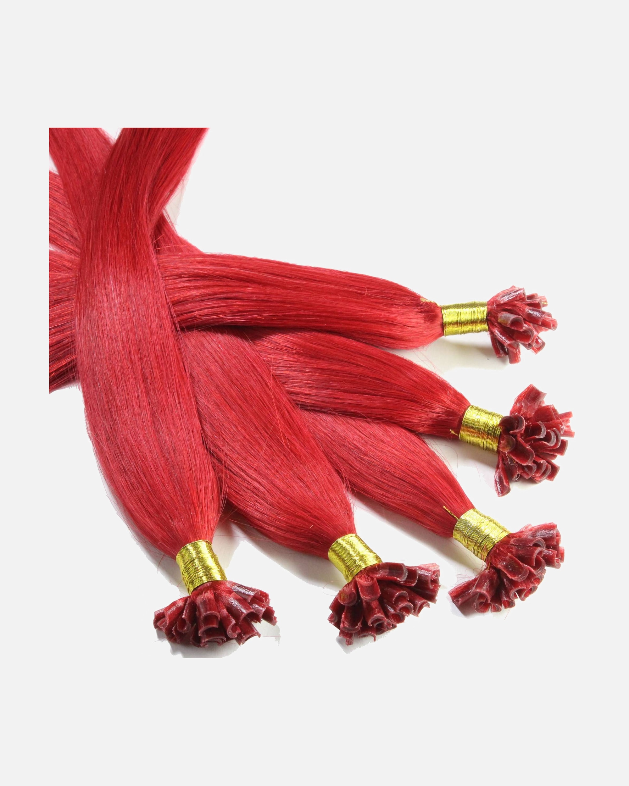 Extensions für Weiblich hair2heart Bonding Extensions Echthaar #0/44 Rot-Intensiv 0,5g 40cm