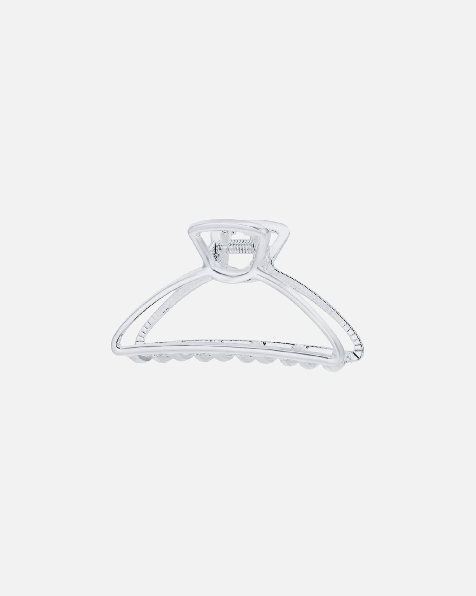 Haarklammer für Unisex SOHO Tori Barette Small Metall Haarklemmer Silber