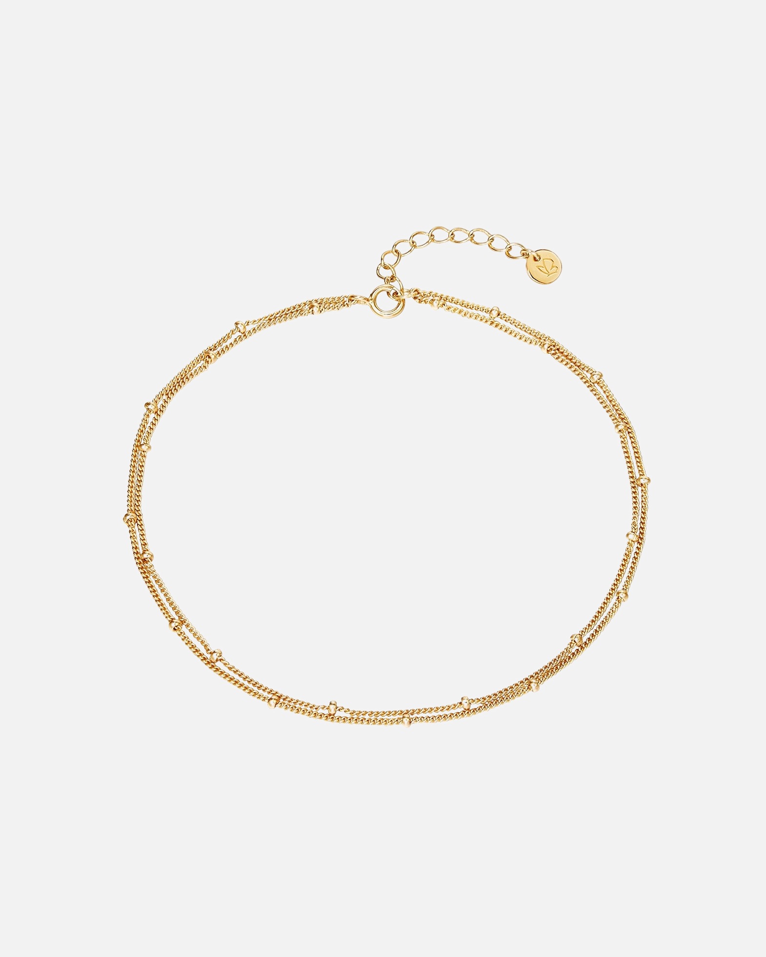 Fußschmuck für Weiblich Glanzstücke München Fußkette aus Sterling Silber in silber 22,0 cm Basiskette + 3,0 cm Verlängerung
