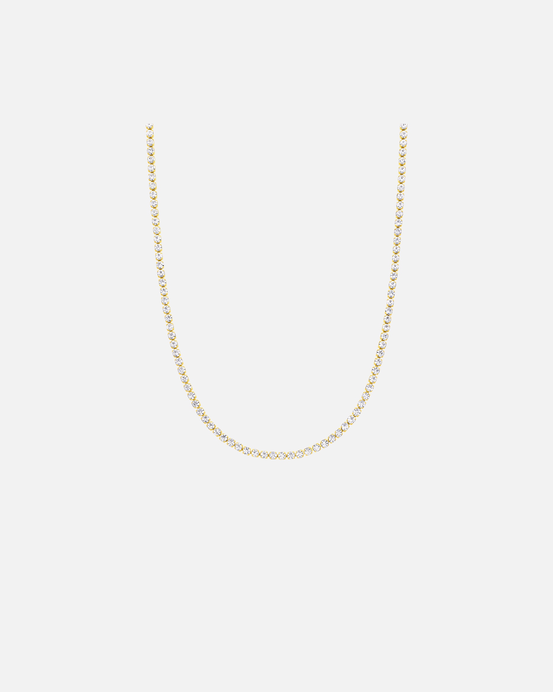 Halskette für Weiblich Lucardi Halskette Stahl Gold