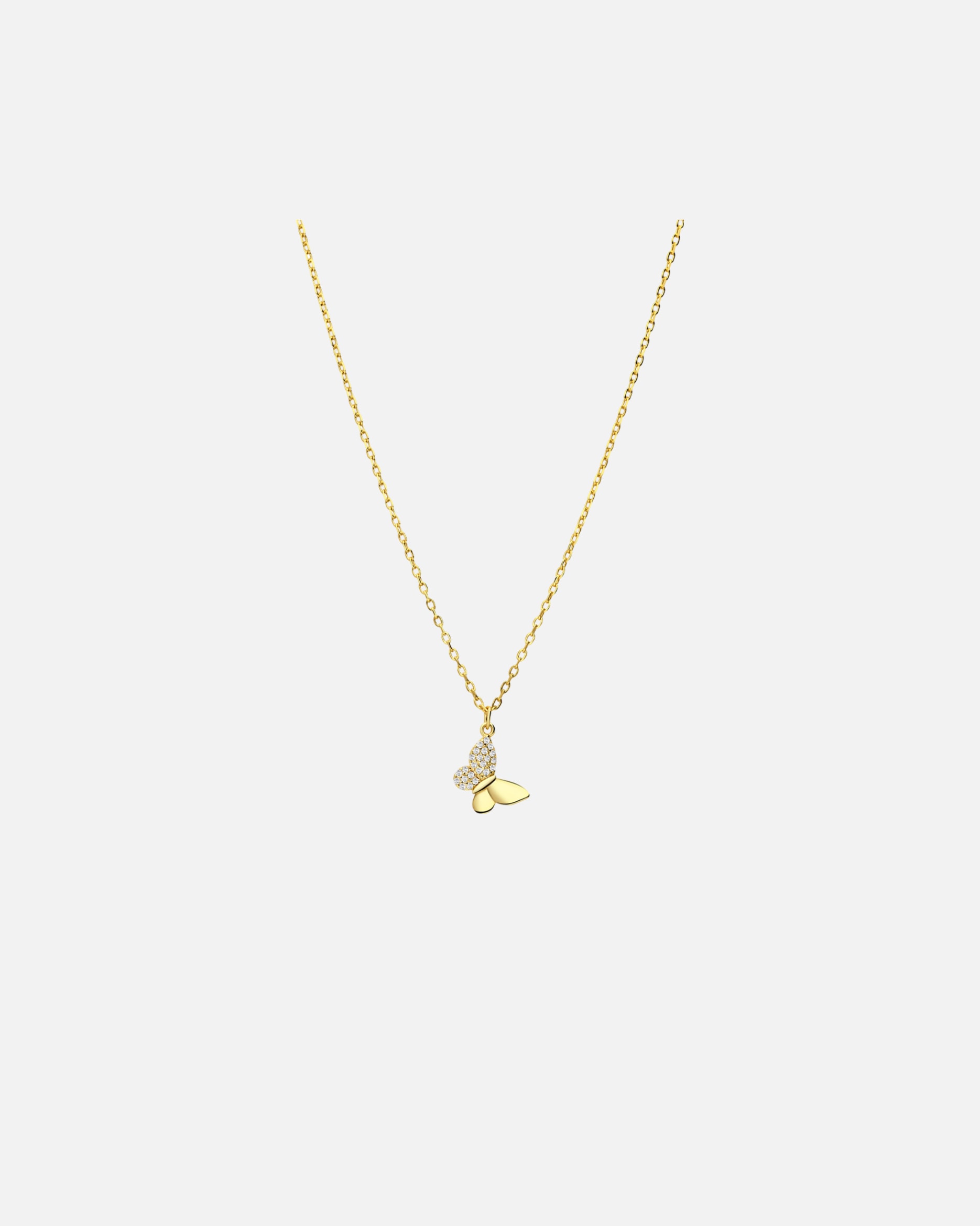 Halskette für Weiblich Lucardi Halskette 925 Silber Gold - 45.0