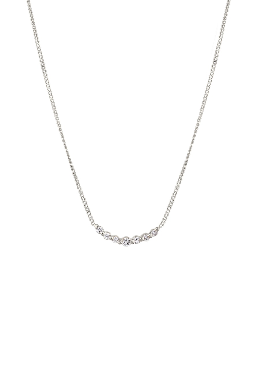 Elli DIAMONDS Laborgezüchtete Diamanten Weiß (0.035 ct) 925 Sterling Silber silberfarben Damen