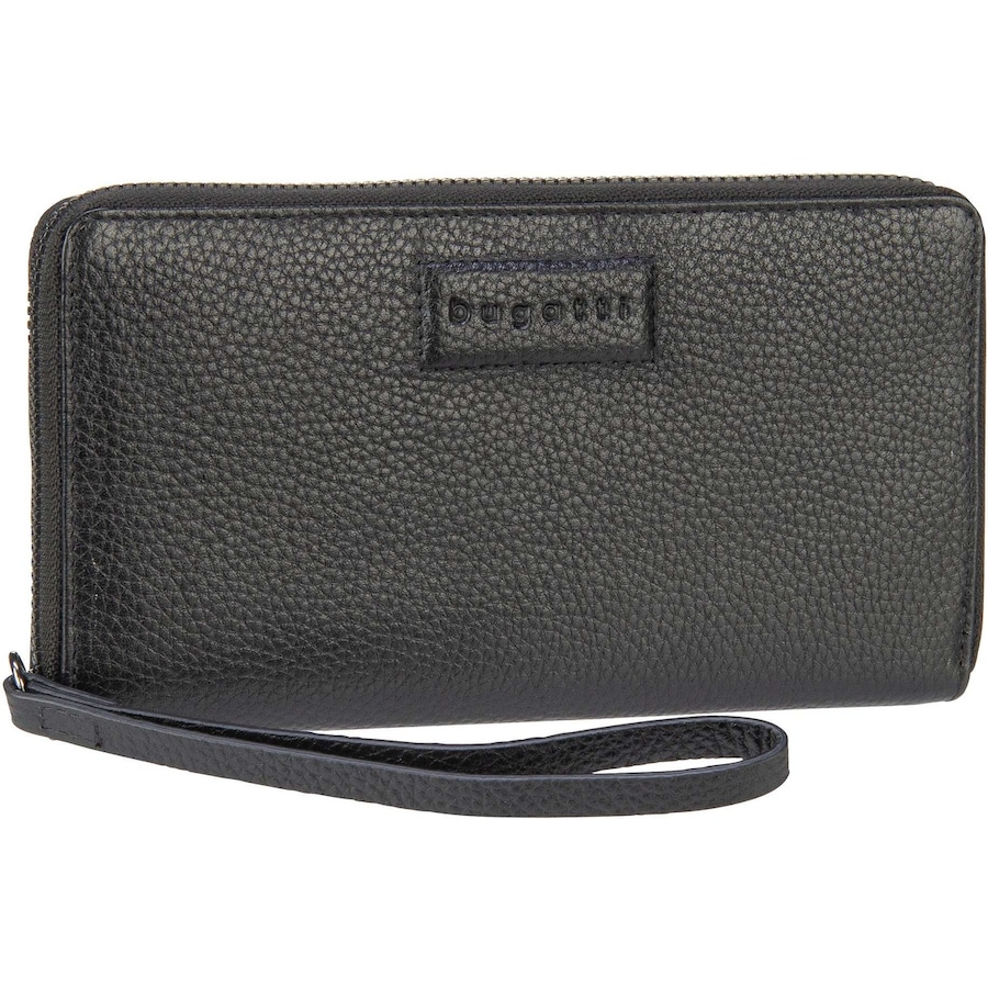 Bugatti Geldbörse Elsa Long Ladies Zip Wallet Schwarz Damen