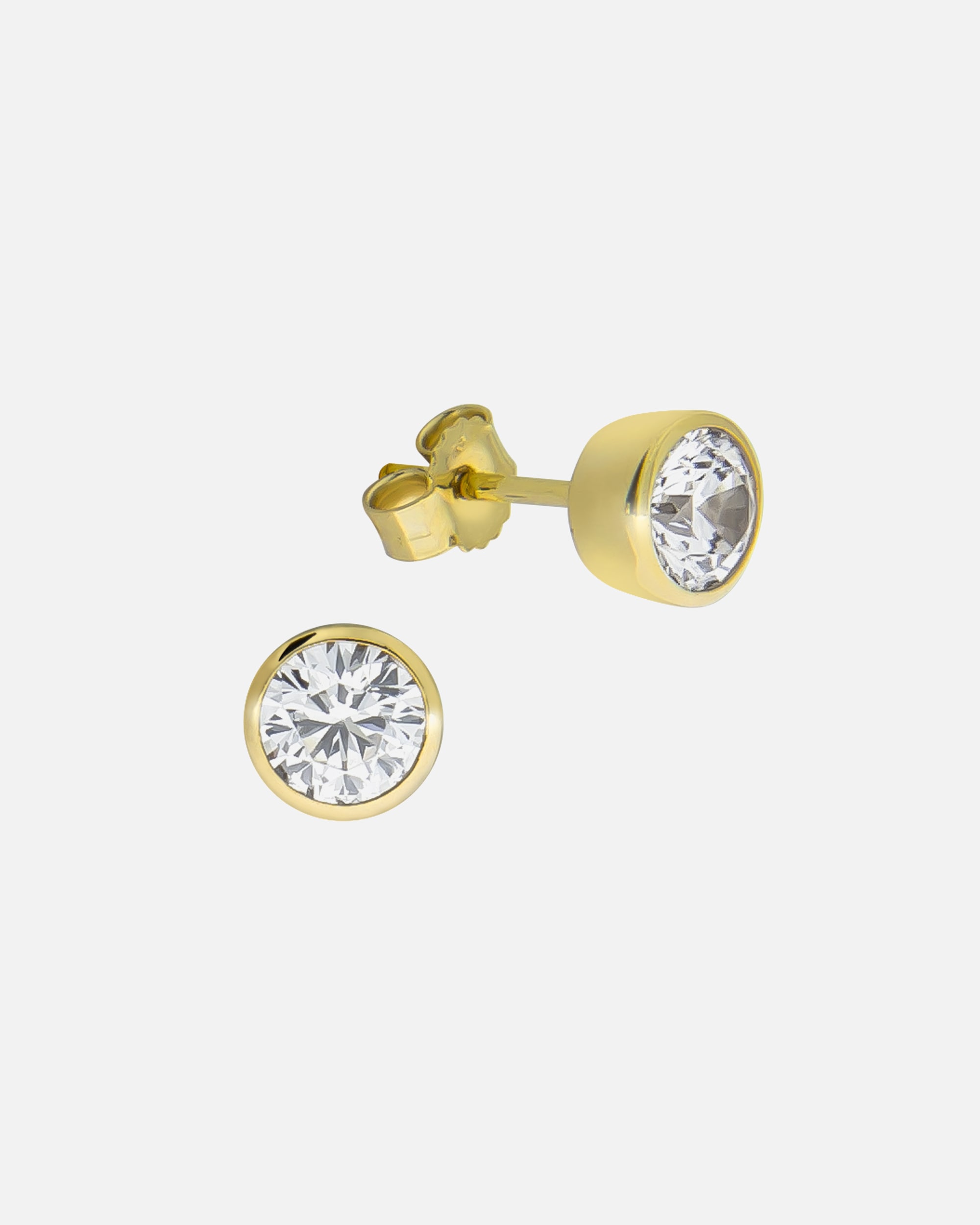 Ohrringe für Weiblich Celesta Ohrring 375/- Gold Zirkonia weiß gelb vergoldet