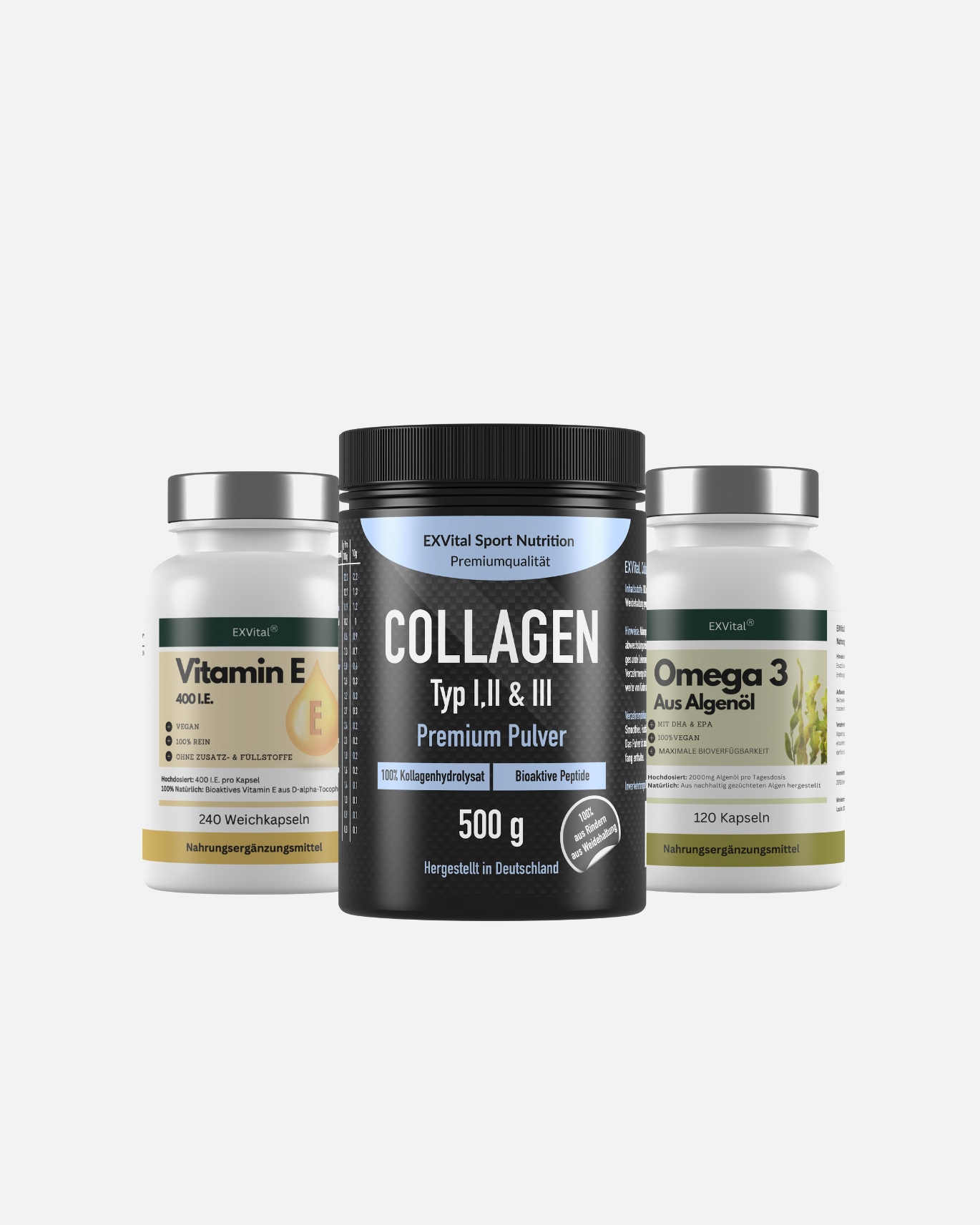 Nahrungsergänzungsmittel für Unisex EXVital Default Brand Line Daily Nutrition Set 740 g