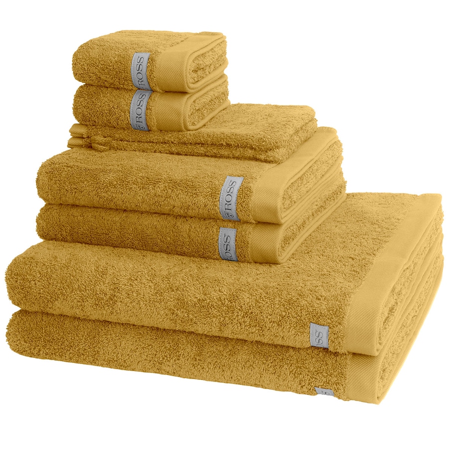 ROSS Handtuch-Set Sinfonie (8-teilig) Senf Hellbraun