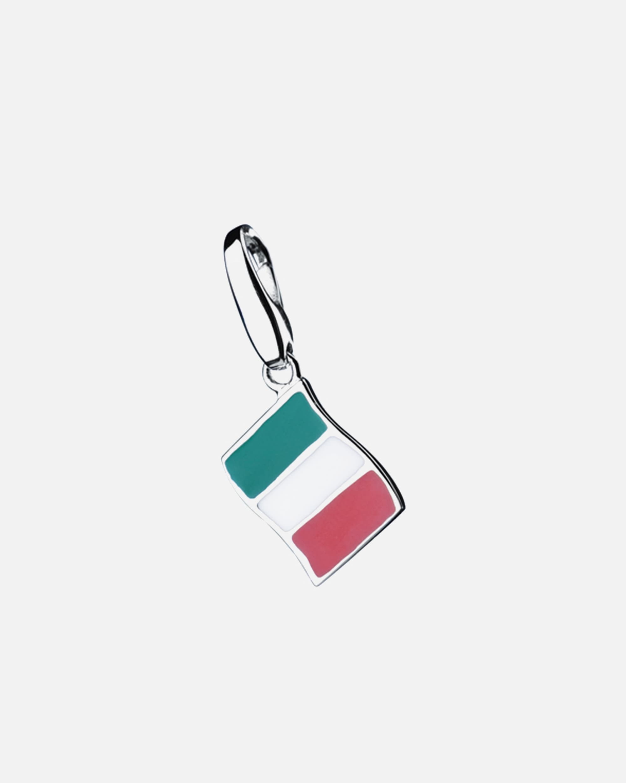Schmuckanhänger für Weiblich Giorgio Martello Milano Charm Flagge Italien, Silber 925 Onesize