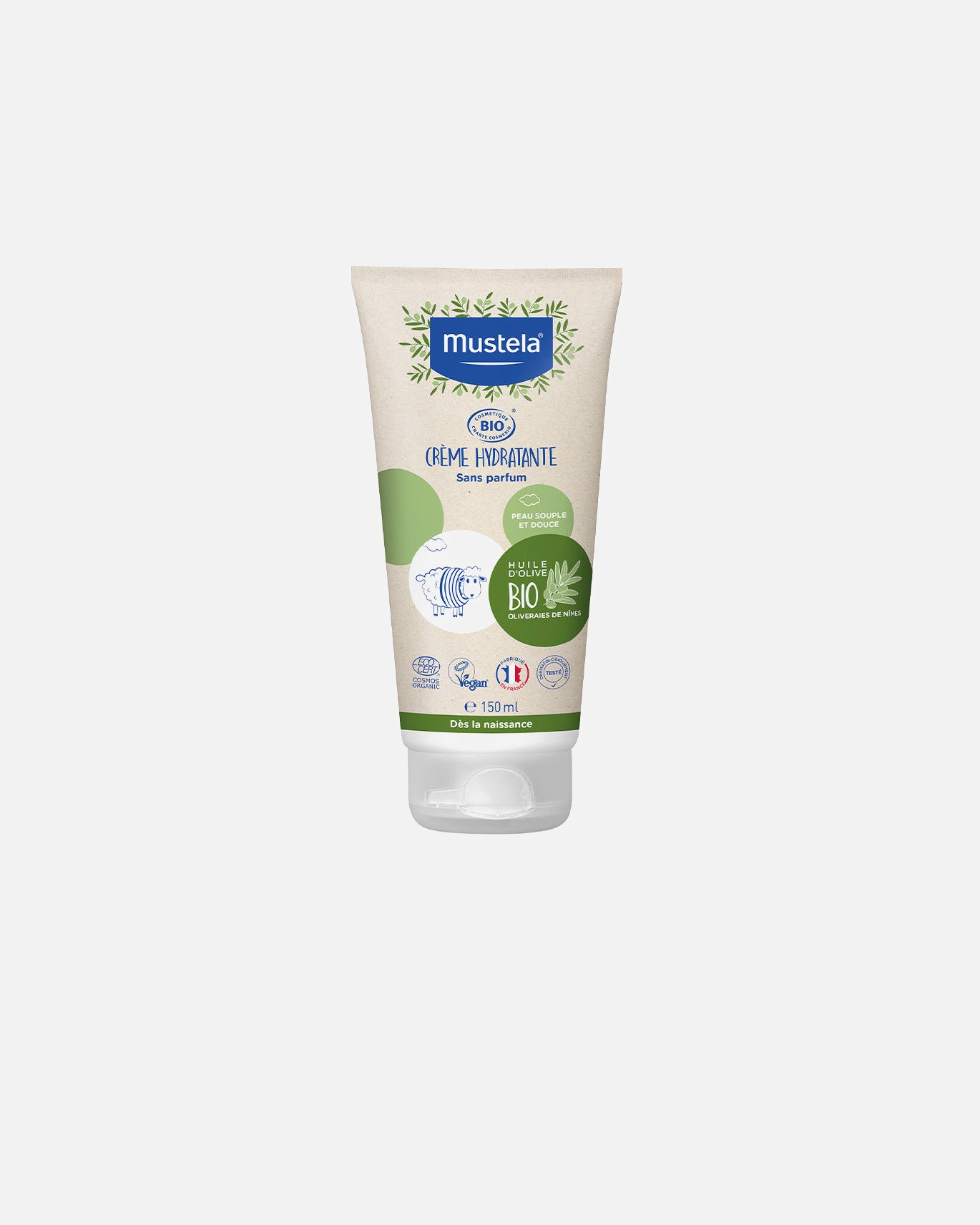 Babycreme für Unisex Mustela BABY BIO Feuchtigkeitscreme 150 ml