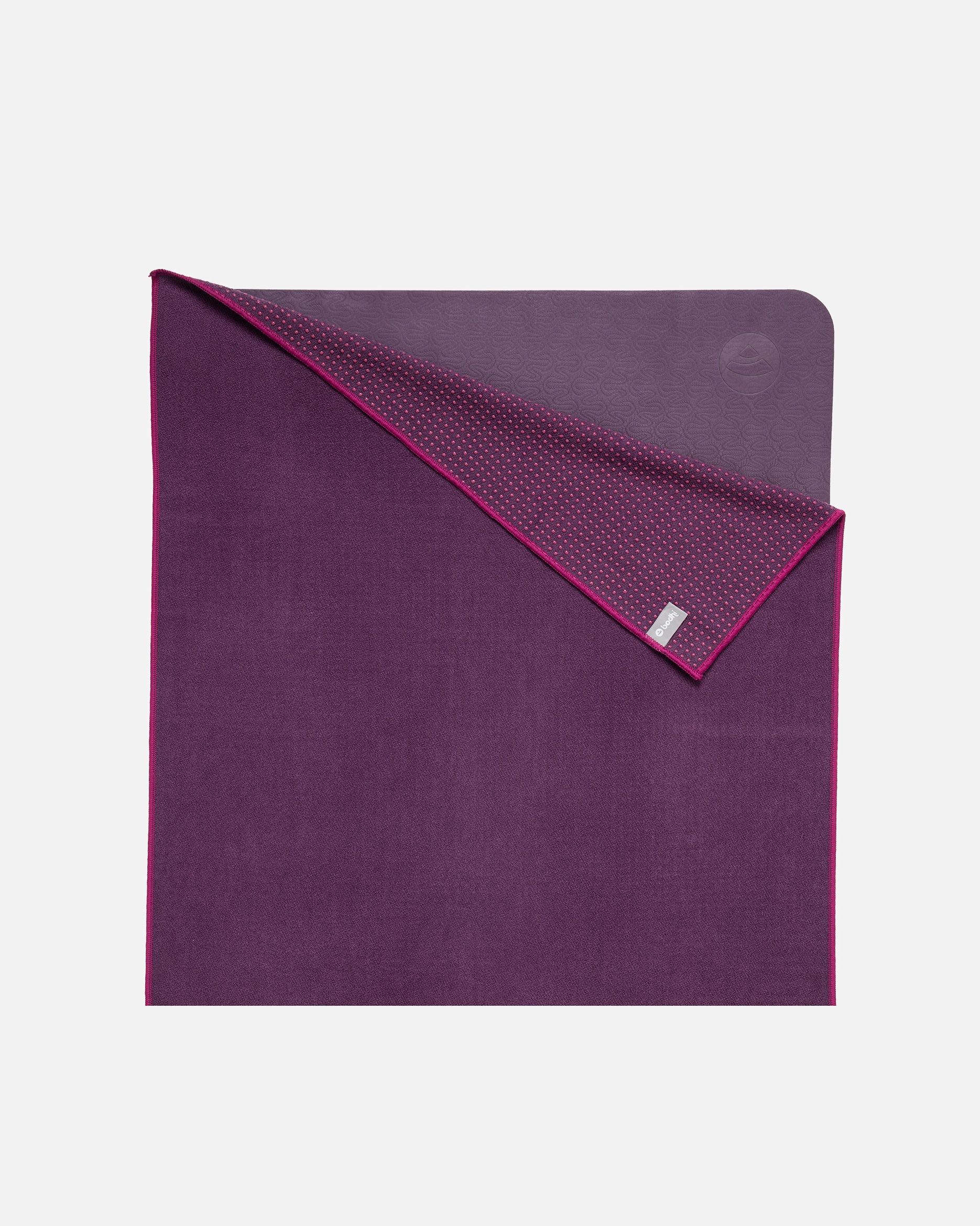 Yogazubehör für Unisex bodhi GRIP² Yoga Towel aubergine/lila