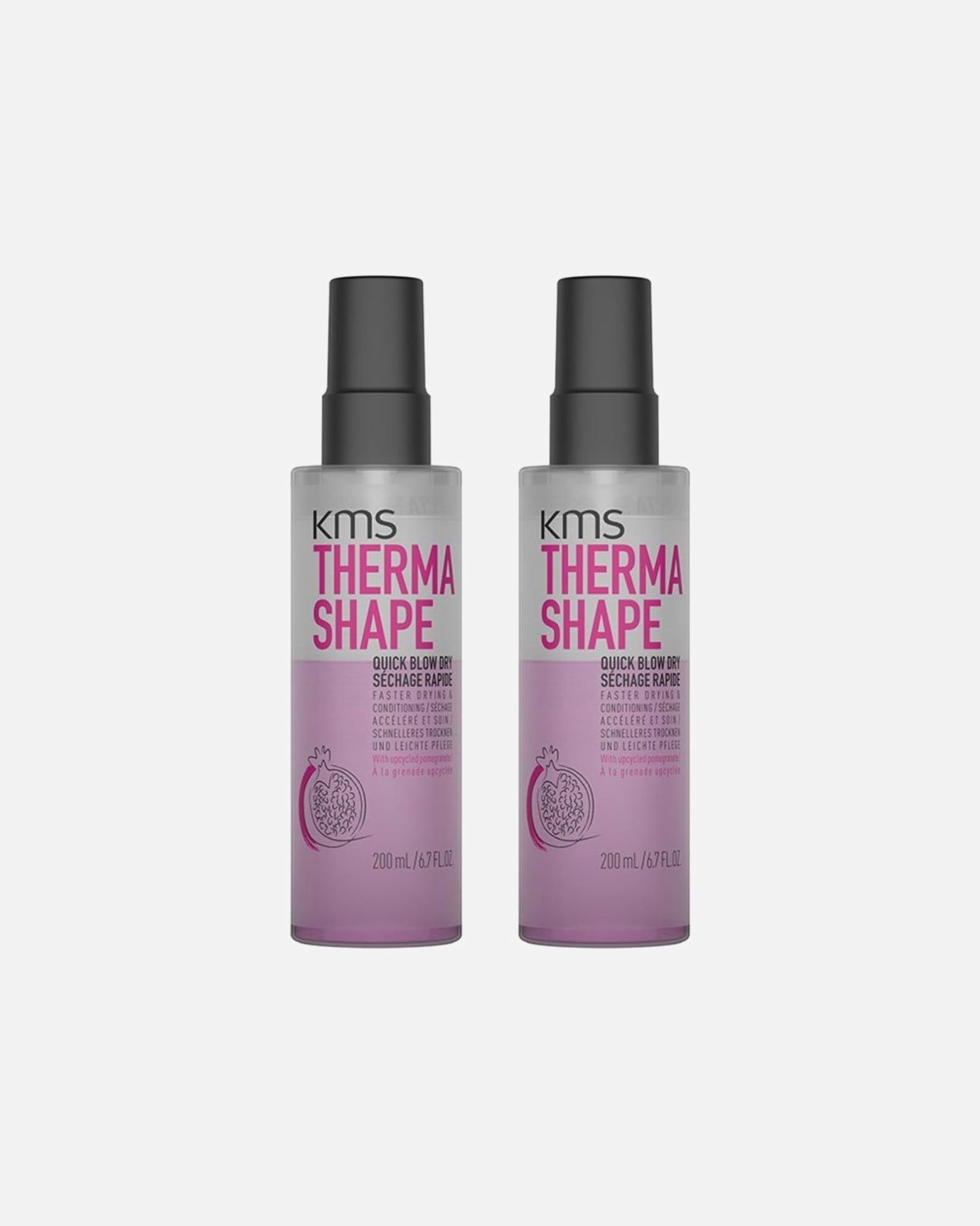Haarstyling-Liquid für Weiblich KMS Thermashape Quick Blow Dry 2er Set* 1 Stück