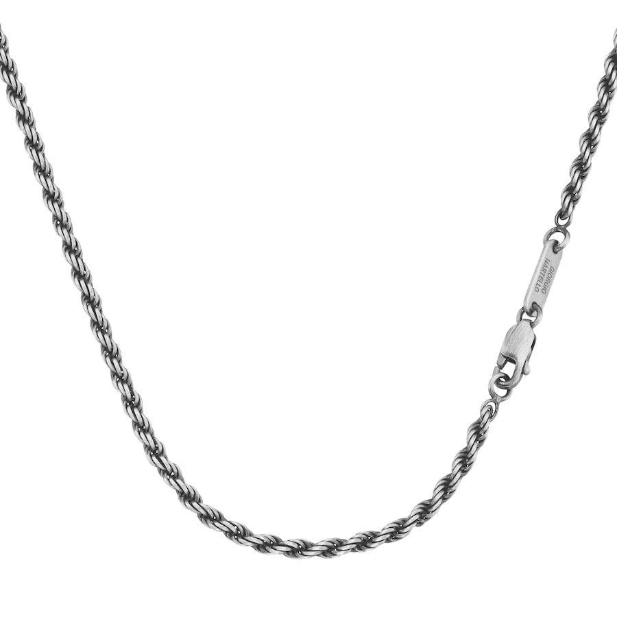 Giorgio Martello Milano Kette Kordelkette, massiv, Silber 925 50 cm