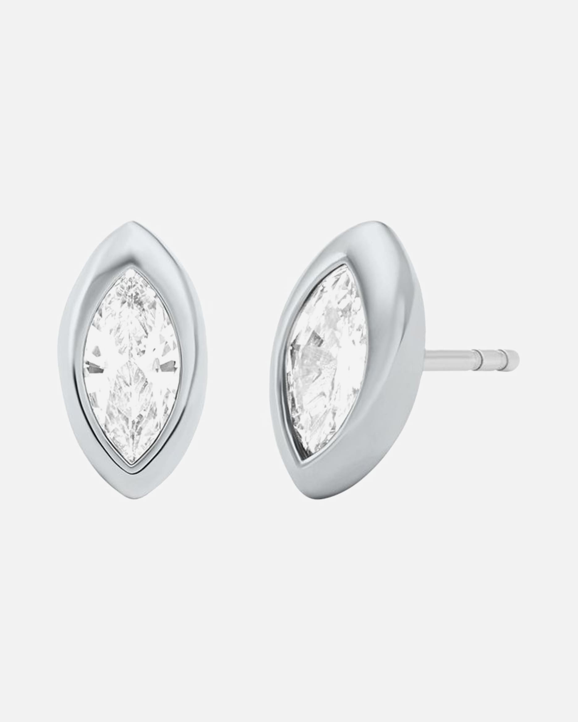 Ohrringe für Weiblich Michael Kors Default Brand Line Ohrstecker Metall silber