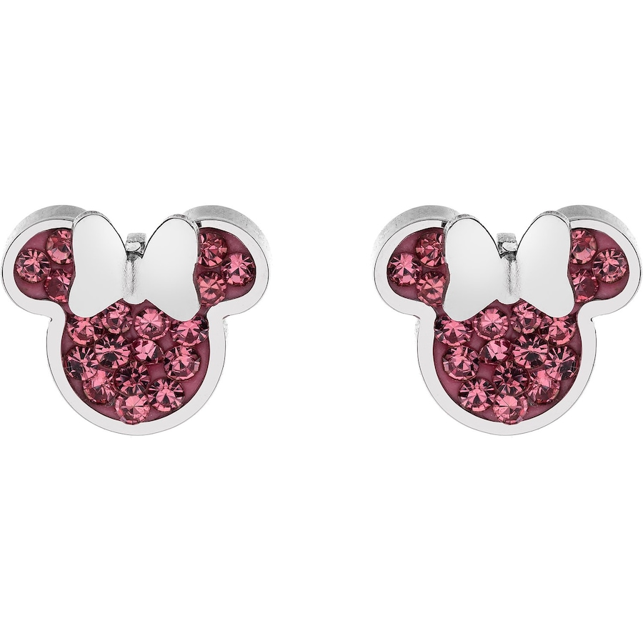DISNEY Jewelry Ohrstecker Edelstahl pink, silber Damen
