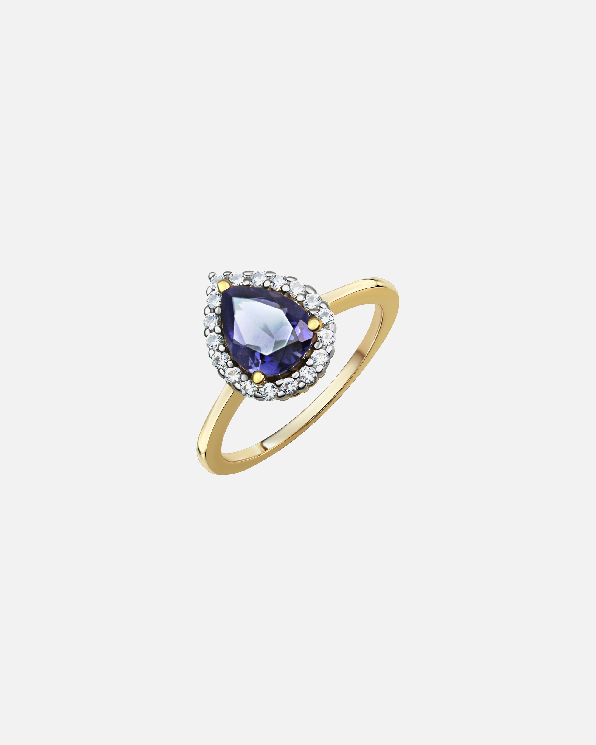 Ring für Weiblich Fascination by Ellen K. Ring 585/- Gold Iolith lila 1,27ct. 056 (17,8)