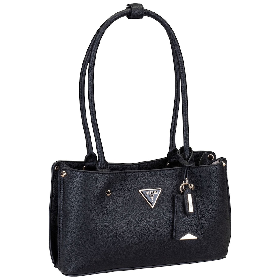 Guess Schultertasche Meridian II Shoulder SAT Black Schwarz Damen