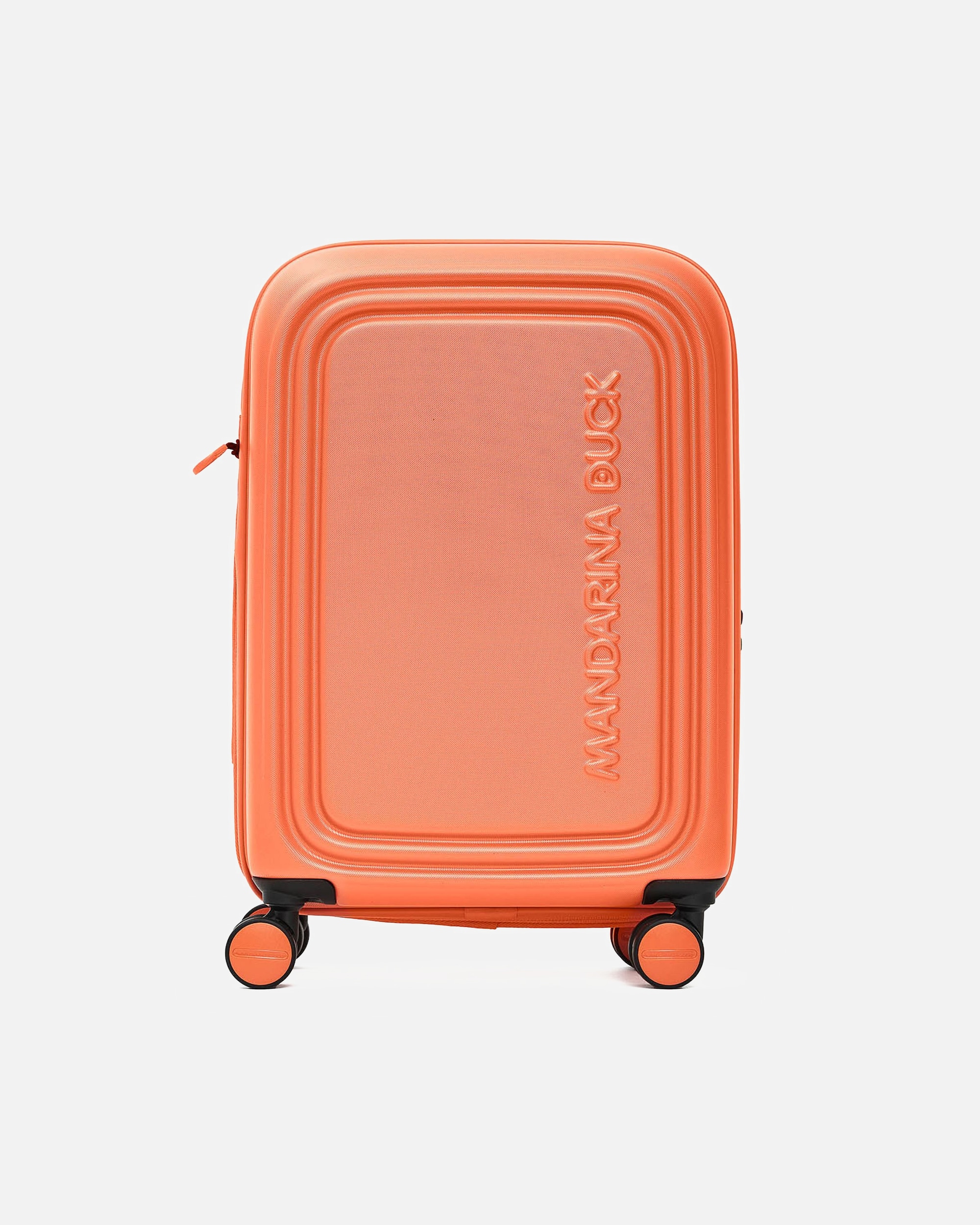 Handgepäckkoffer für Männlich Mandarina Duck Logoduck 4-Rollen Kabinentrolley 55 cm pumpkin