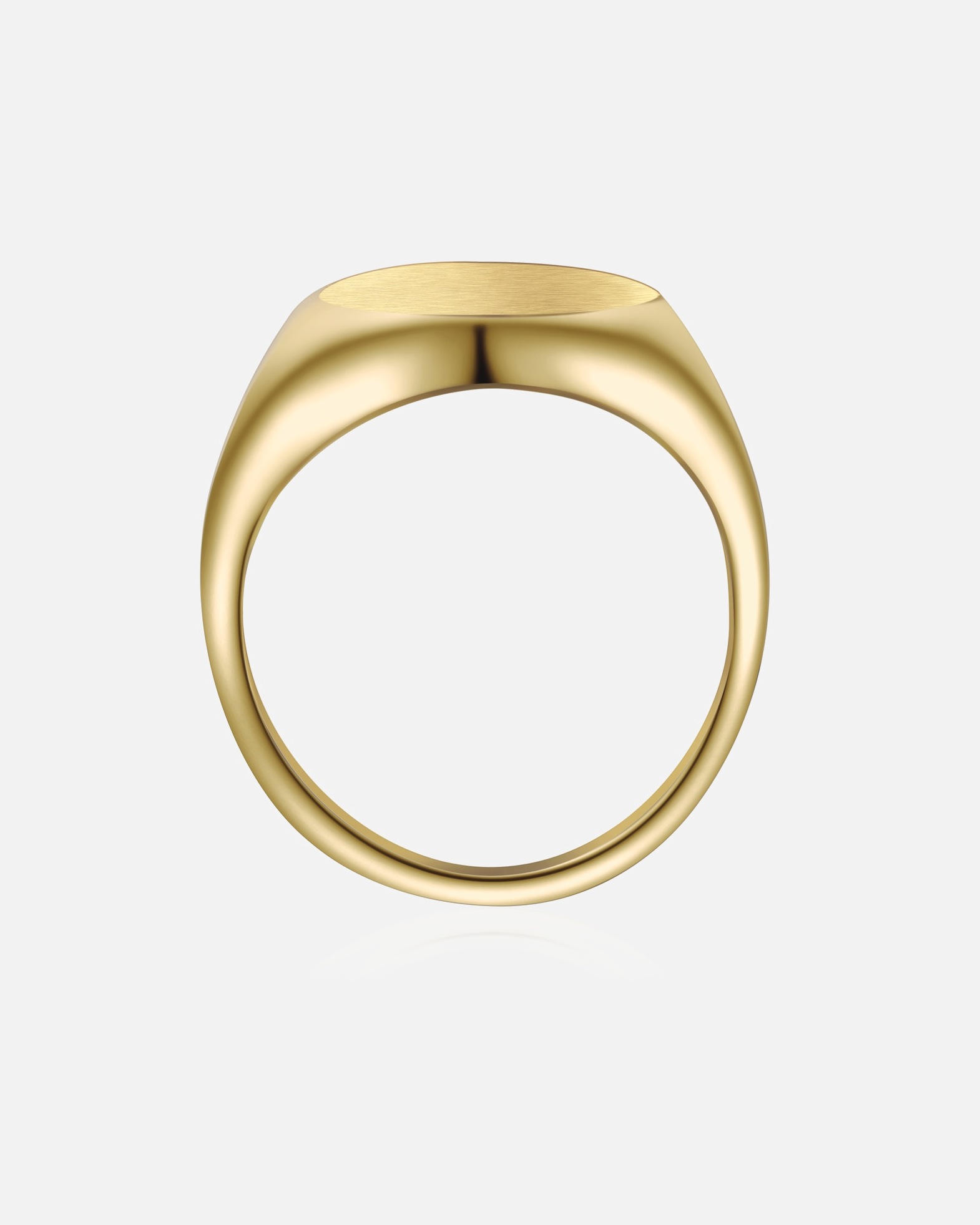 Ring für Männlich True Rebels Ring aus Edelstahl in gelbgold 66