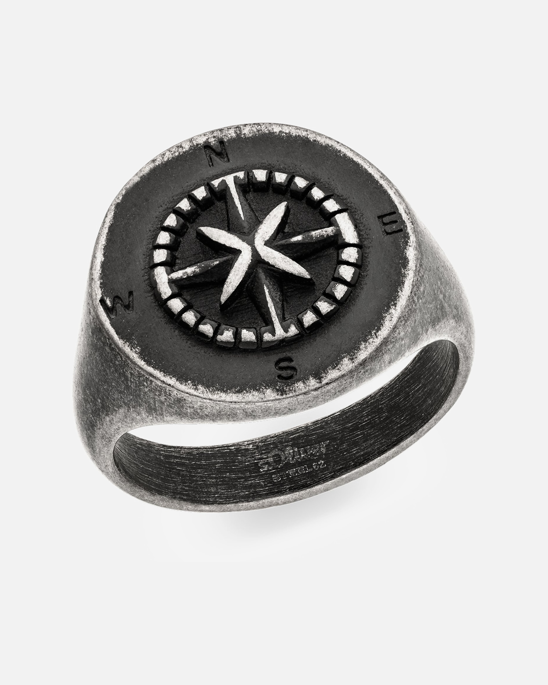 Ring für Männlich s.Oliver Herrenring Edelstahl 60