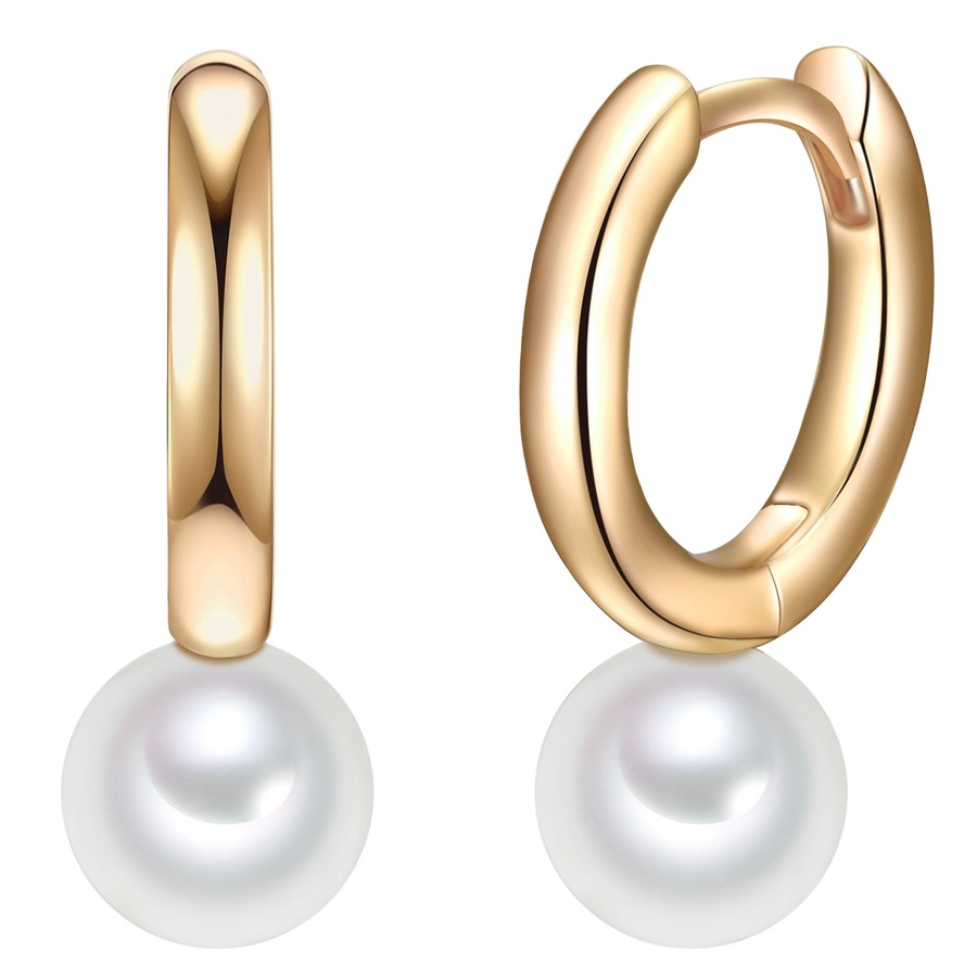 Valero Pearls Creolen 925er Silber 19,2 mm Damen
