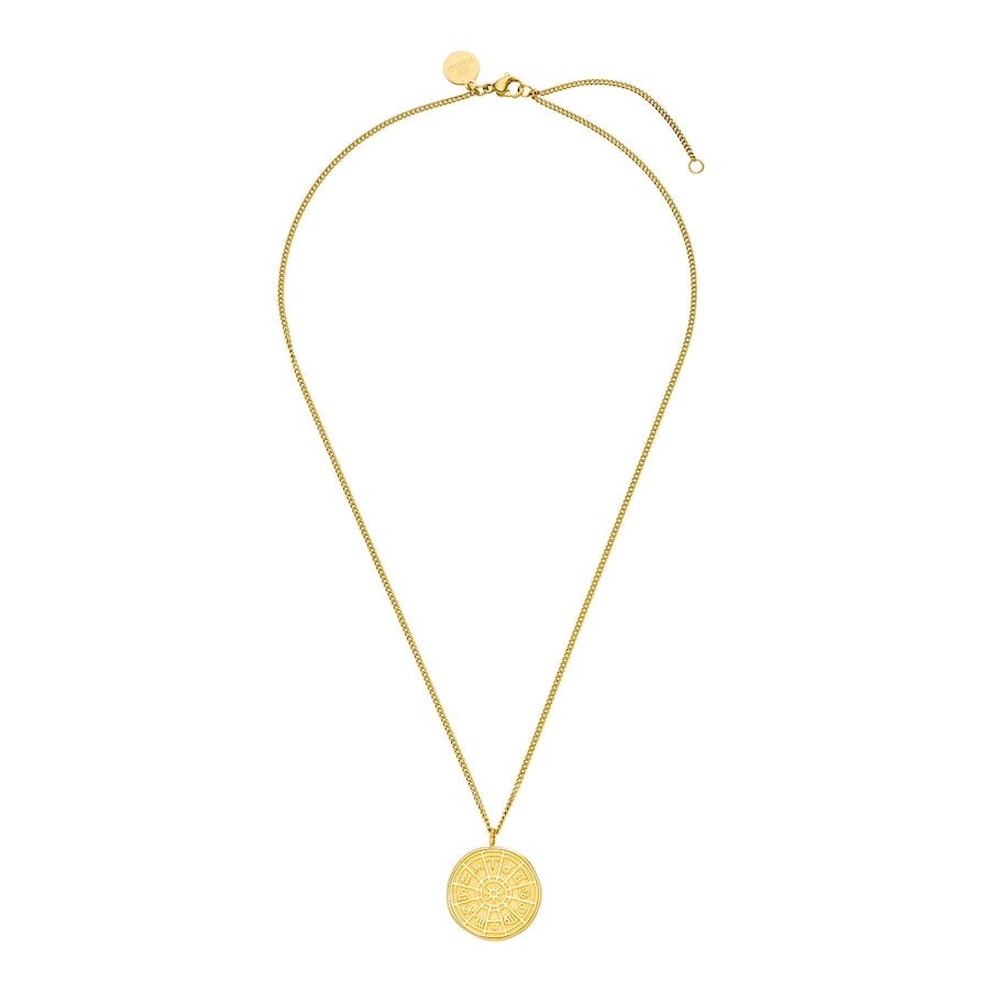 Purelei Zodiac Kette 100% Edelstahl Gold Damen
