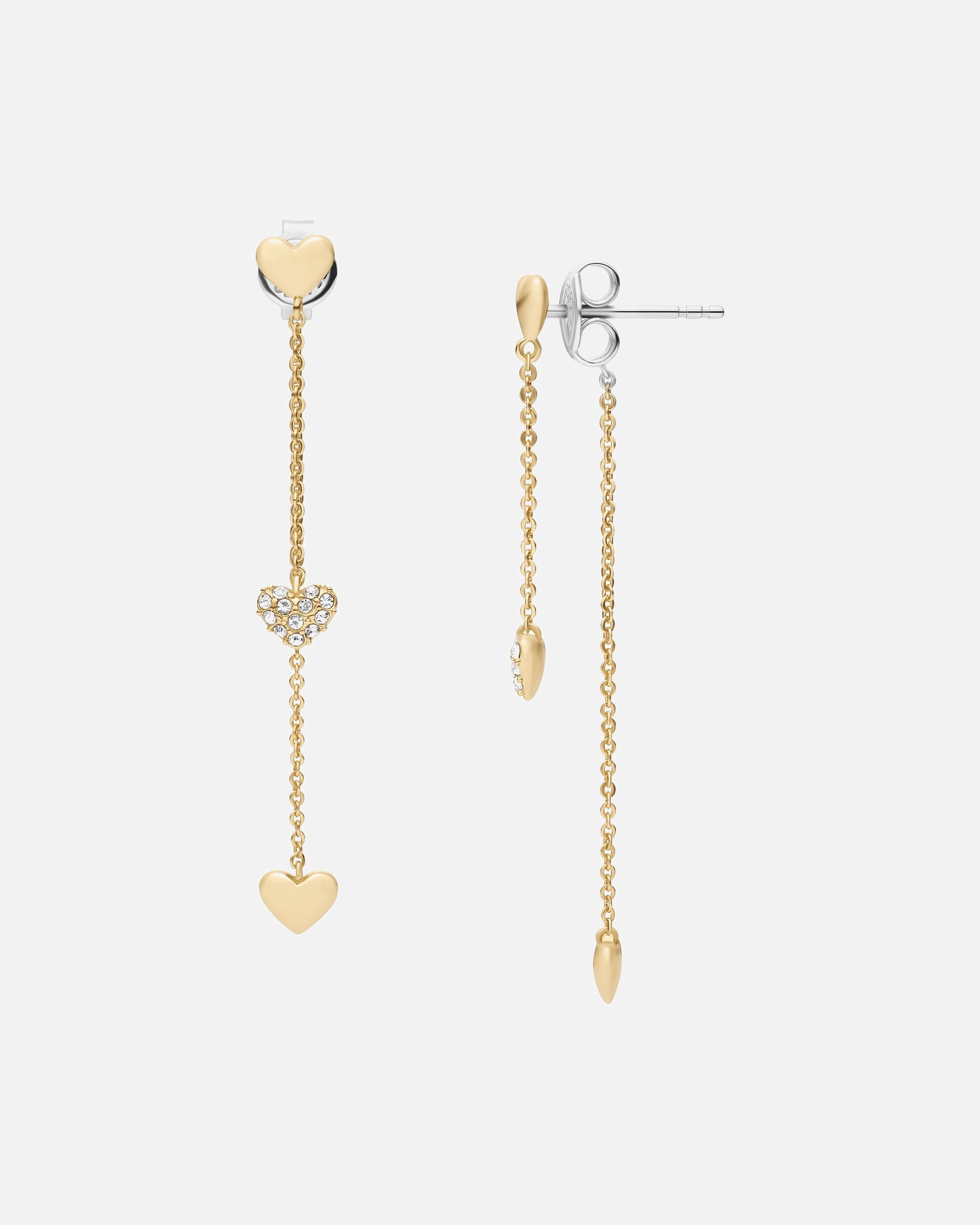 Ohrringe für Weiblich Fossil Ohrhänger Metall One Size