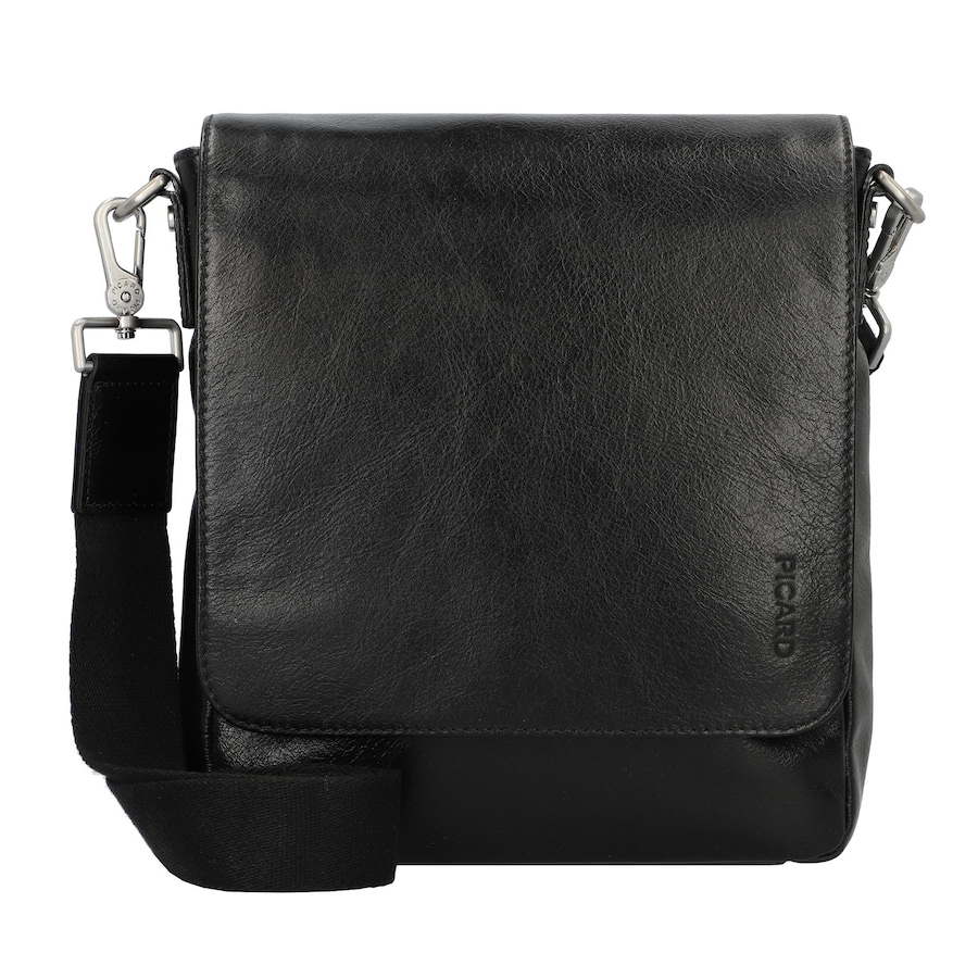 Picard Buddy Messenger Leder 23 cm schwarz Schwarz Herren