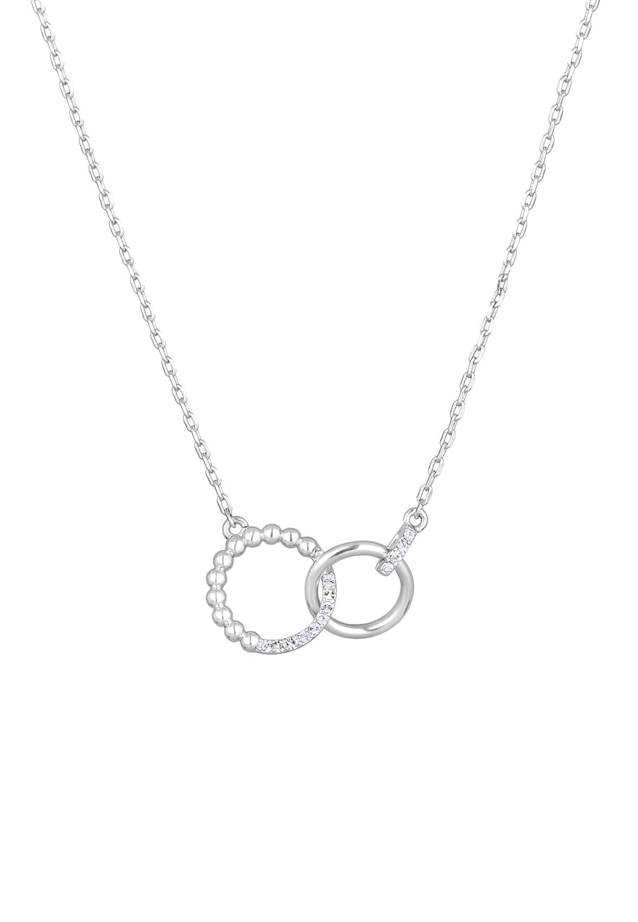 Elli Ringe Verschlungen Kristalle silberfarben Damen