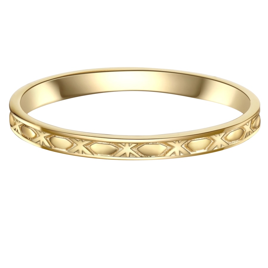 Glanzstücke München Ring Sterling Silber in Gelbgold 58 Damen