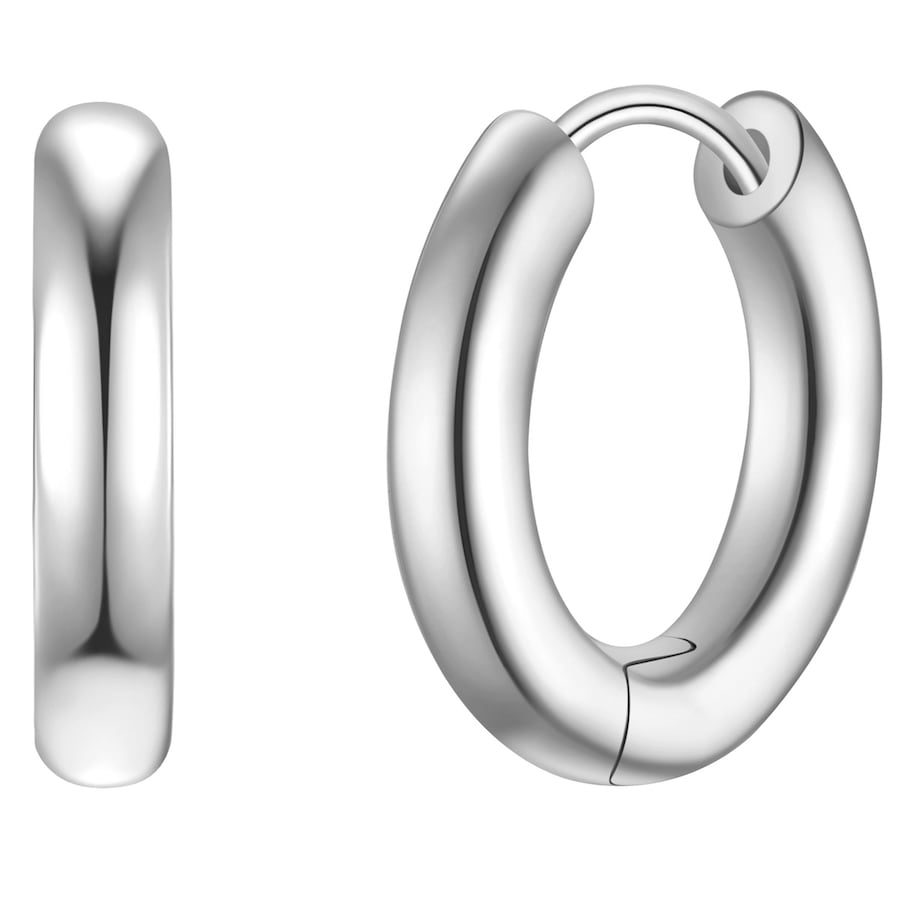 Glanzstücke München Creolen aus Sterling Silber in silber 17,7 mm Damen