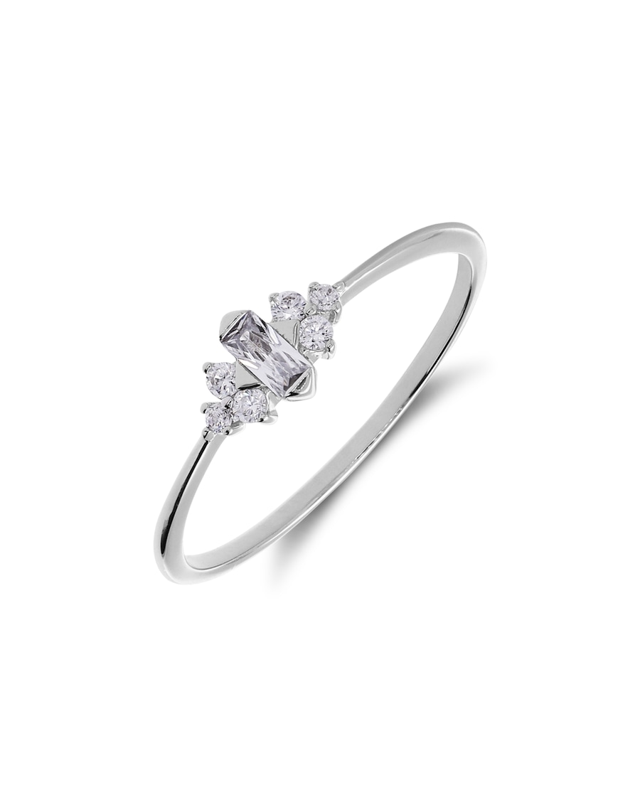 Lucardi Ring 925 Silber - 58mm Damen