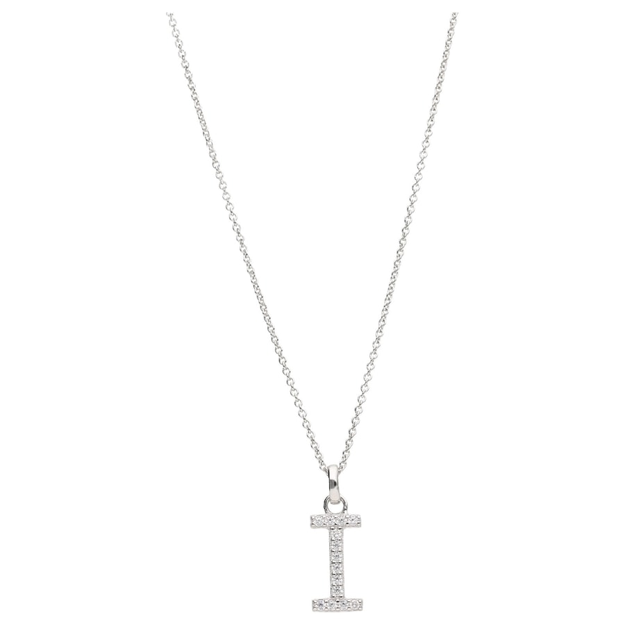 Smart Jewel Kette Buchstabe I mit Zirkonia Steine, Silber 925 45 cm Damen