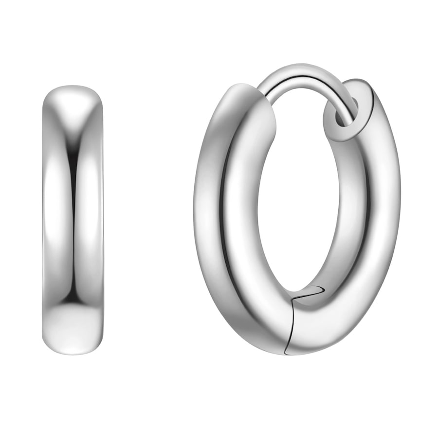 Glanzstücke München Creolen aus Sterling Silber in silber 14,5 mm Damen