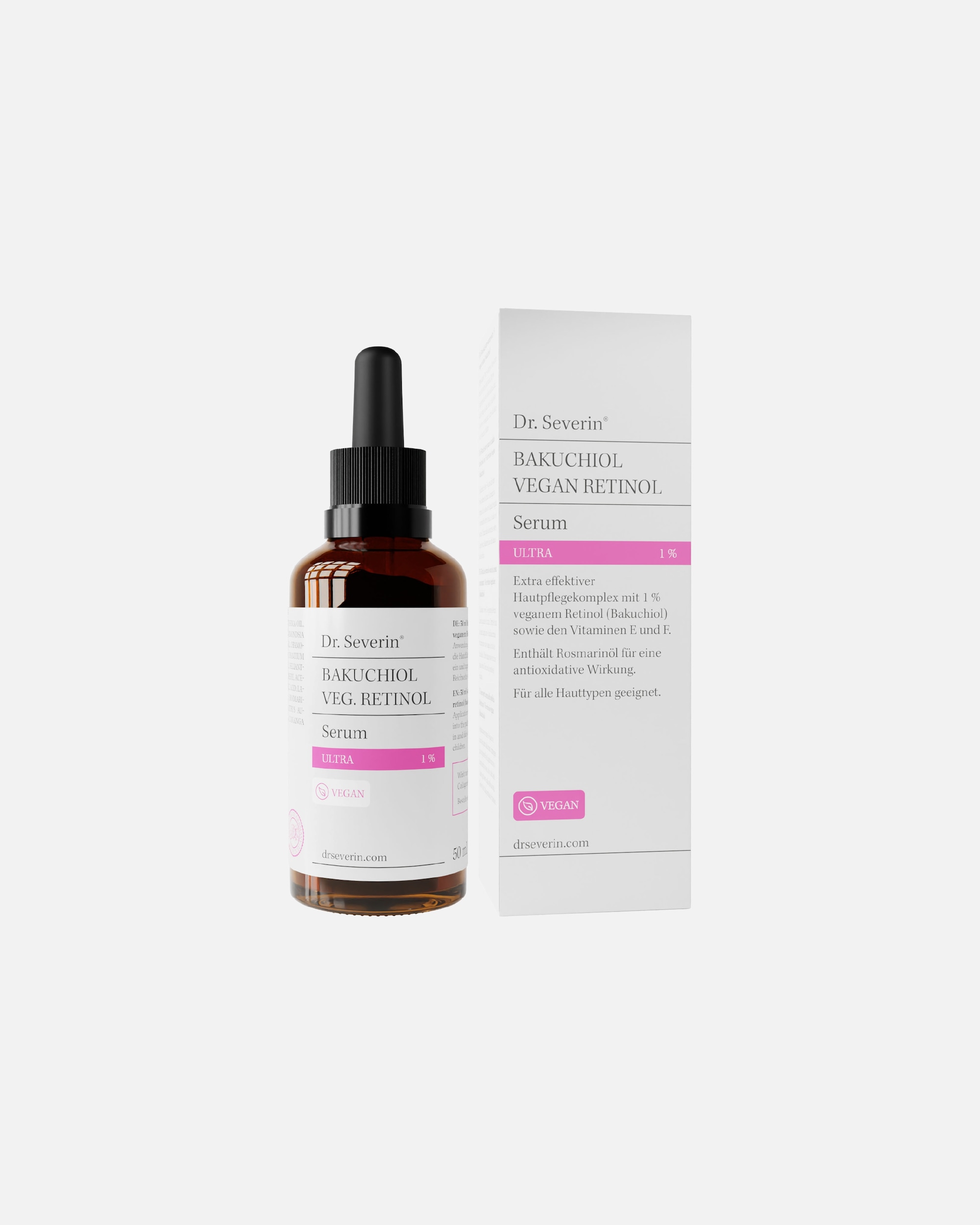 Feuchtigkeitsserum für Unisex Dr. Severin Default Brand Line Bakuchiol Serum Ultra mit sanfter Retinol-Alternative 50 ml