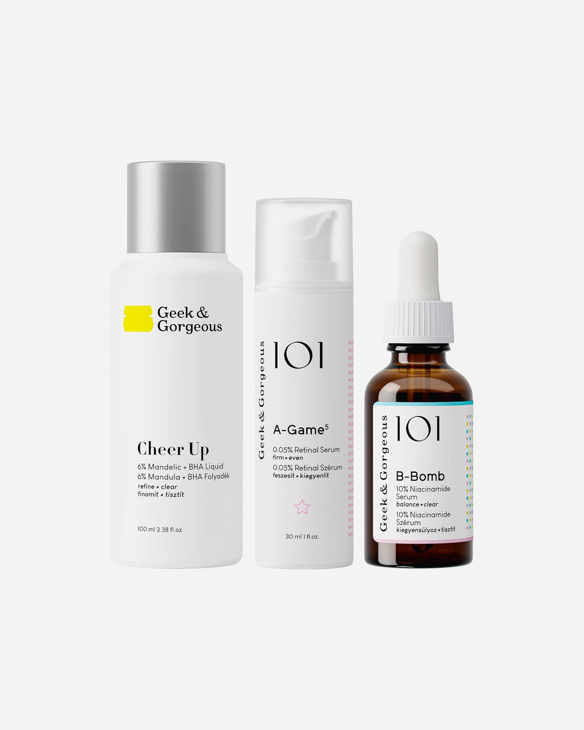 Gesichtspflegeset für Unisex Geek & Gorgeous Default Brand Line Clear Days Kit 1