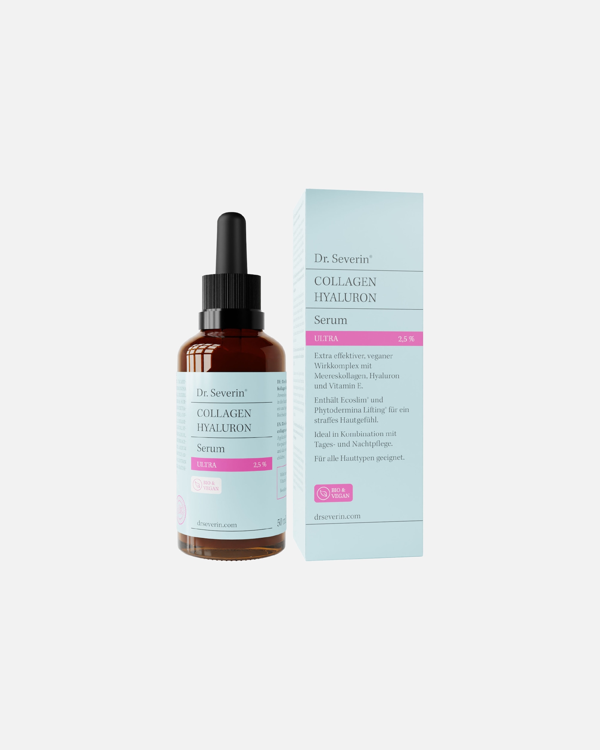 Feuchtigkeitsserum für Unisex Dr. Severin Default Brand Line Collagen Hyaluron-Serum Ultra mit hochkonzentrierter Pflegeformel 50 ml