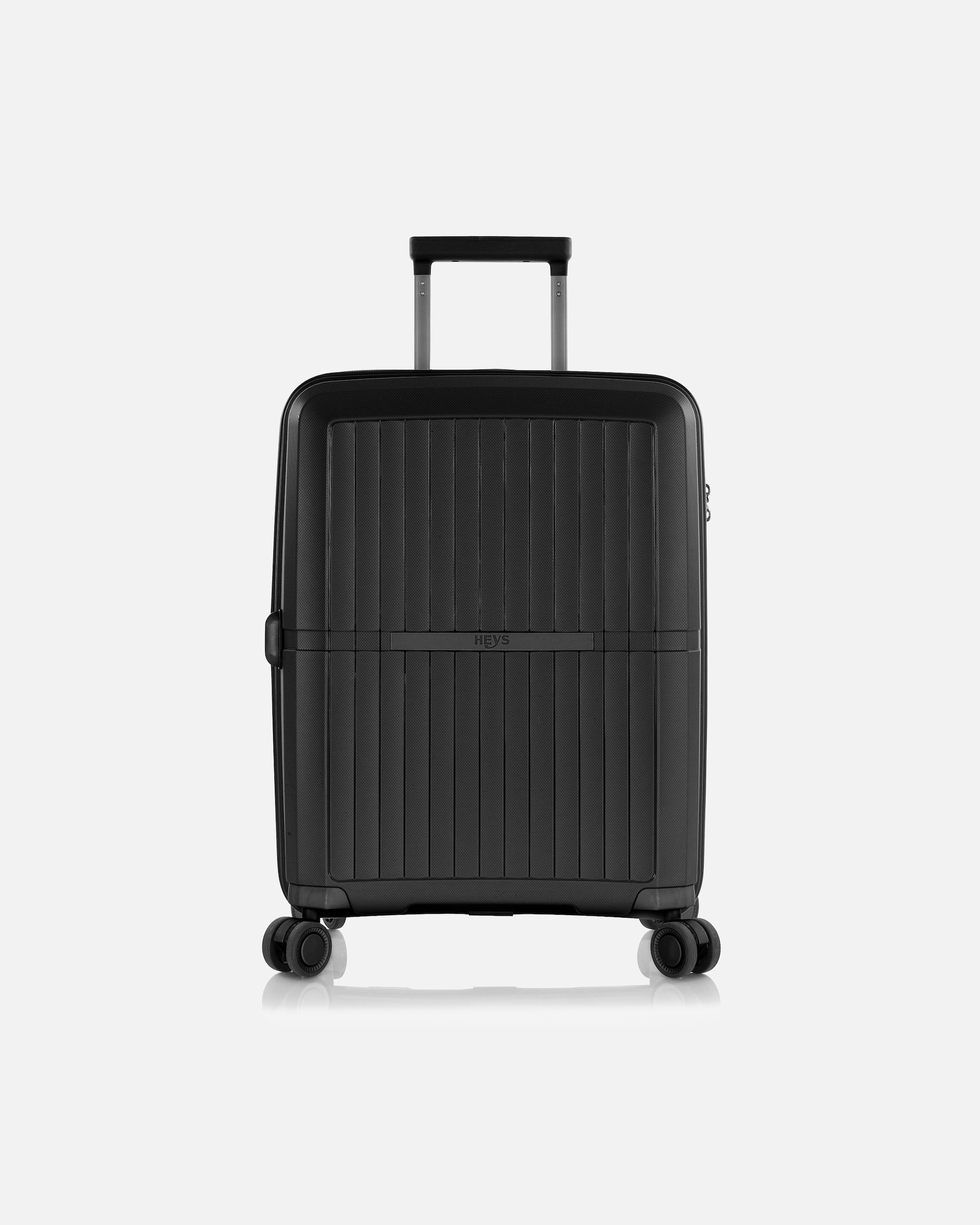 Handgepäckkoffer für Männlich Heys AirLite 4 Rollen Kabinentrolley S 53 cm mit Dehnfalte black