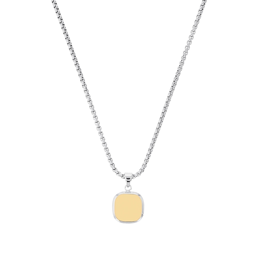 amor Kette mit Anhänger Bicolor Herren