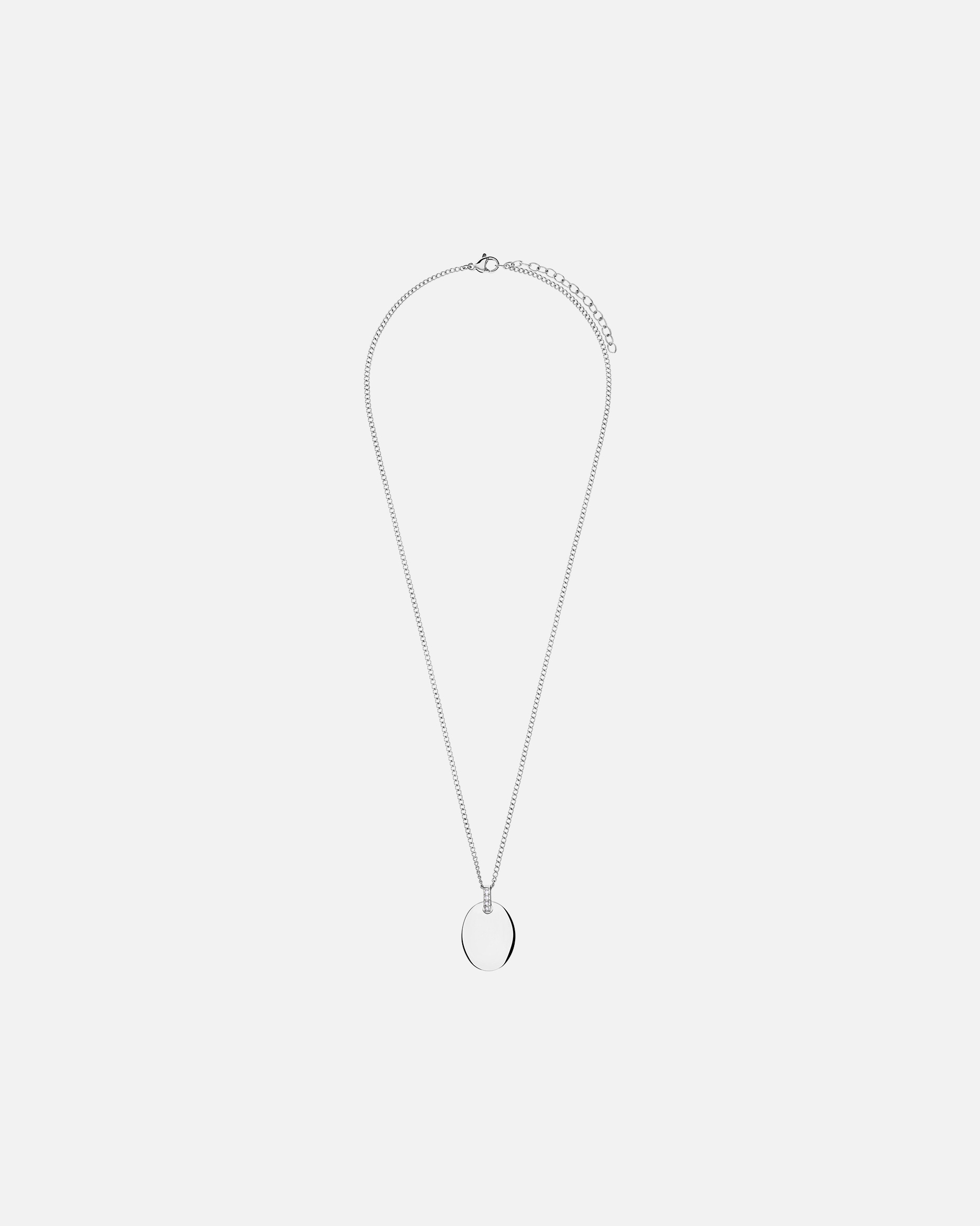 Halskette für Weiblich Lucardi Halskette Stahl Silber